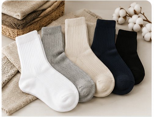 Combed cotton socks made by Vargel